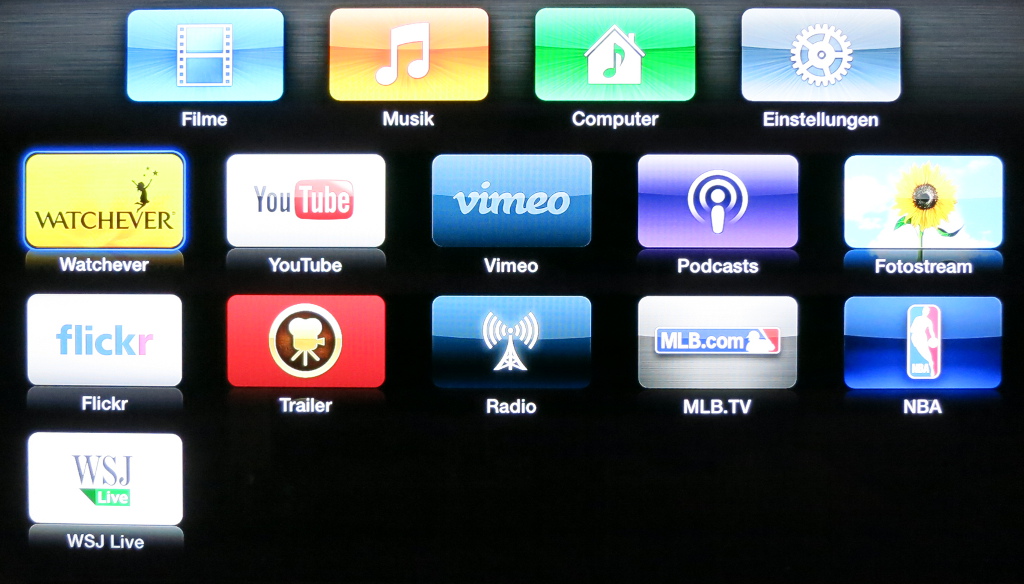 Icon Apple TV markieren