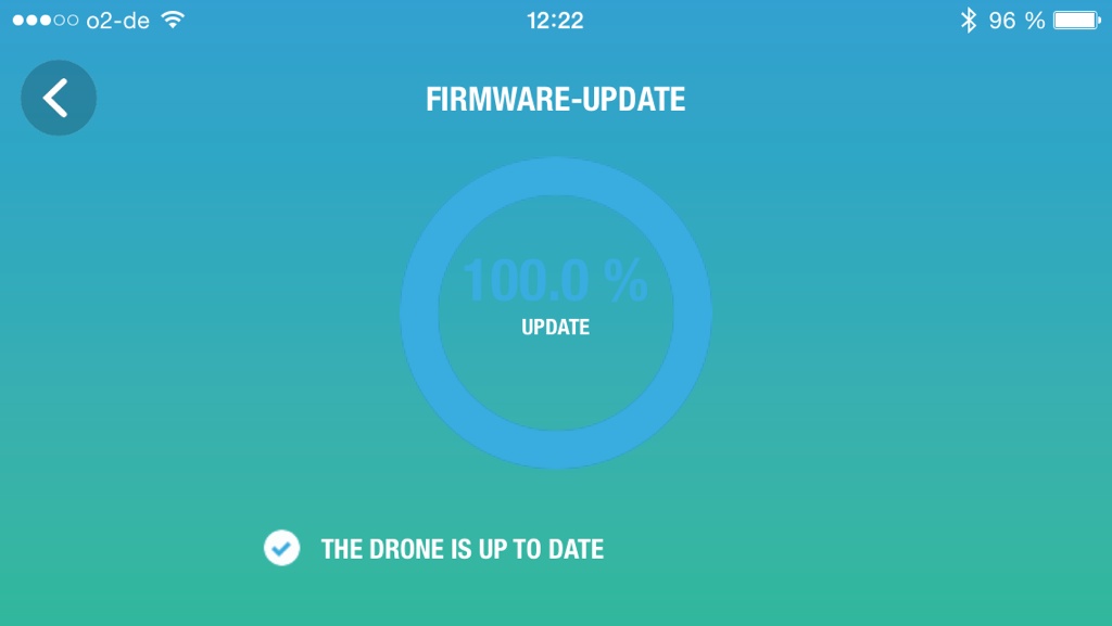 Firmware-Update Parrot Rolling Spider