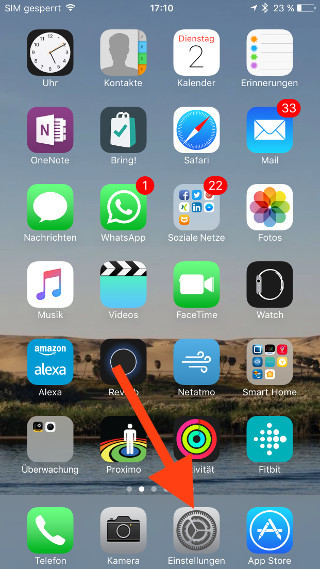 SIM-Karte unter iOS nachträglich entsperren Einstellungen