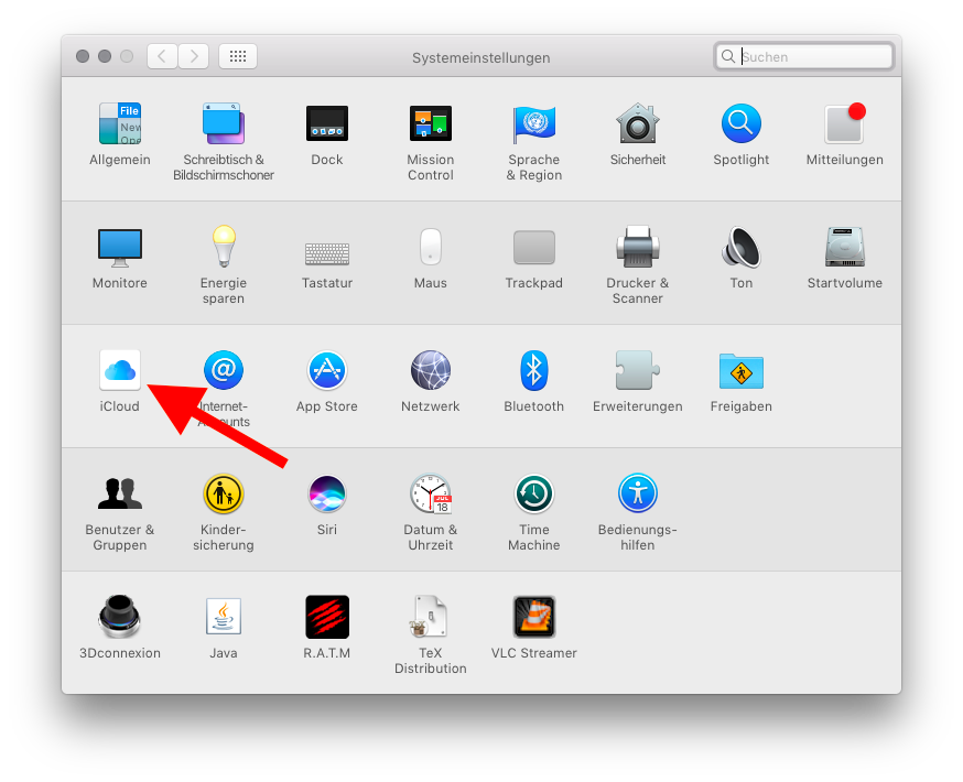 Zwei-Faktor-Authentifizierung macOS iCloud anwaehlen