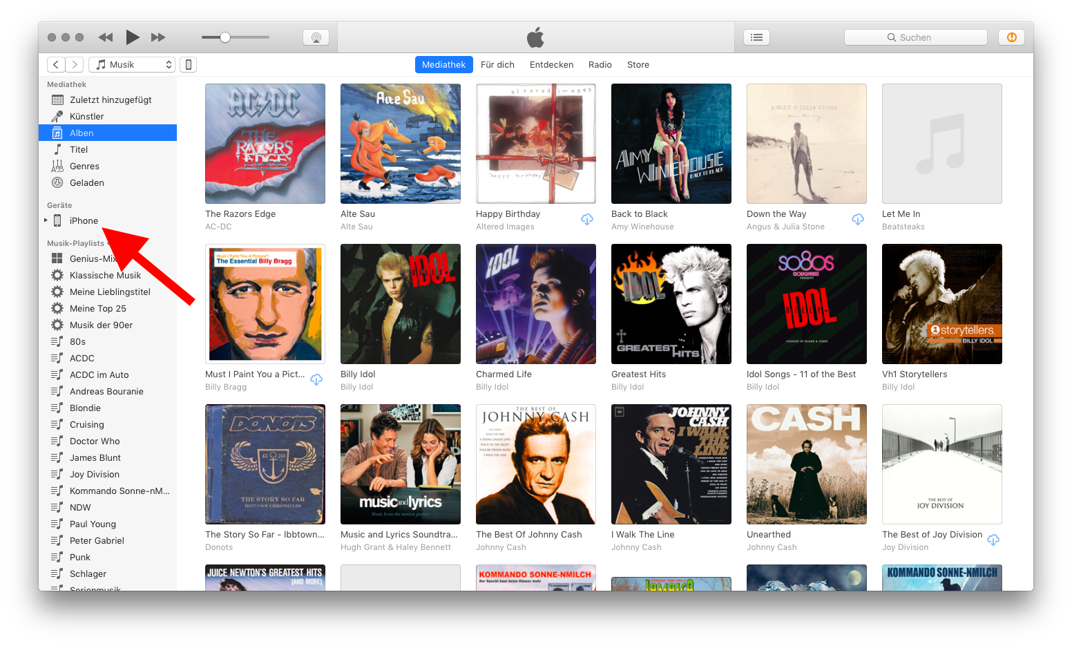 Klingel- und Benachrichtigungstöne auf das iPhone übertragen M4R in iTunes ziehen