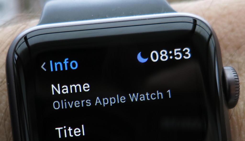 Name der Apple Watch ändern