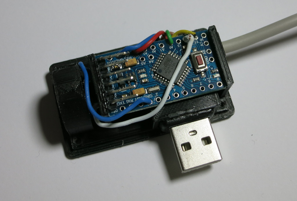 Bag-y Taschenalarm und Innenbeleuchtung mit Arduino Pro mini Bag-y offen von oben