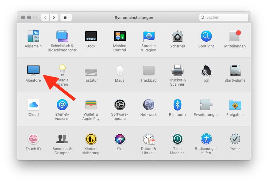 Externen Monitor am MacBook MacBook Air oder Pro ohne Farbkolorimeter kalibrieren Monitoreinstellungen aufrufen