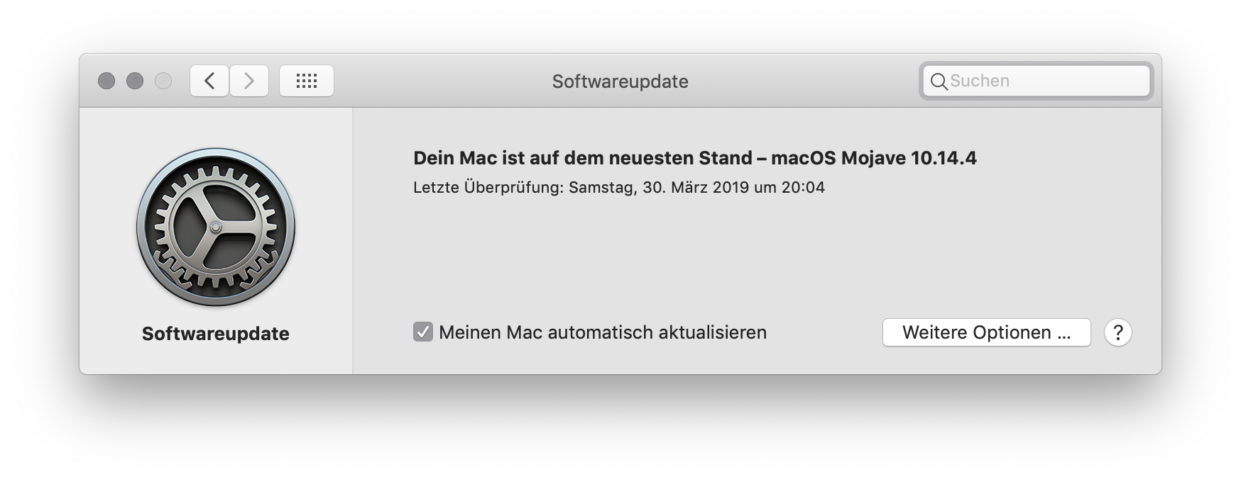 Updates für das System und Apps unter macOS einstellen Meinen Mac automatisch aktualisieren