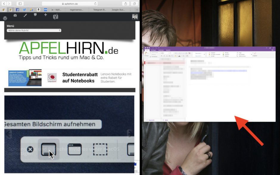 Split View Zwei Programmfenster nebeneinander unter macOS anzeigen APFELHIRN.de